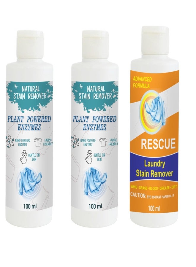 مجموعة مزيل بقع توفوس المكونة من قطعتين (مزيل بقع القمصان ومزيل بقع البرتقال) | محلول تنظيف متعدد الأسطح للملابس والأقمشة والمفروشات (100 غرام لكل منهما) - Image 1